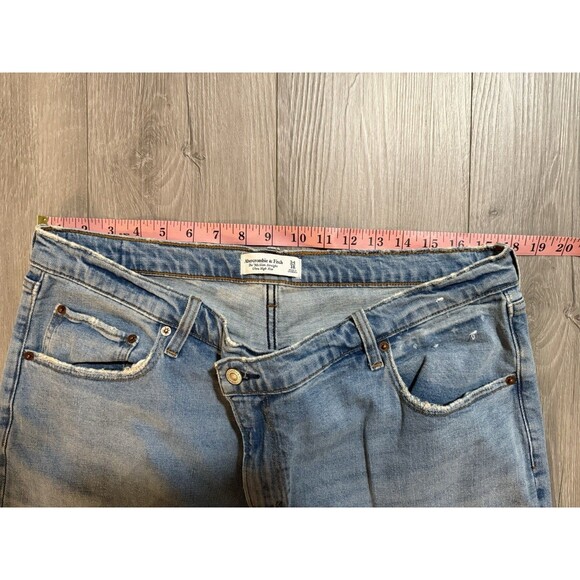 Abercrombie & Fitch Women’s Jeans Size 34 (18) 90s Slim Straight Ultra High Rise - Picture 3 of 4